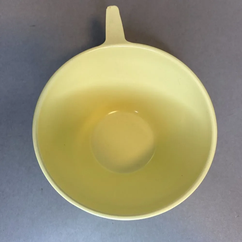 NEWPORT WESTINGHOUSE CUP TEA GENUINE MELMAC VINTAGE Yellow PM640A RETRO‎